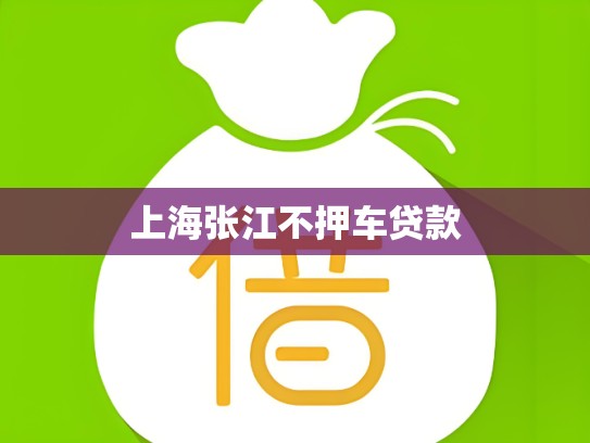 上海张江不押车贷款