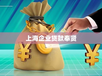 上海企业贷款奉贤