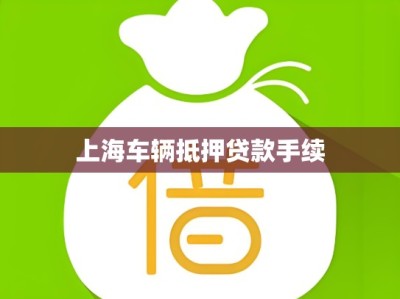 上海车辆抵押贷款手续